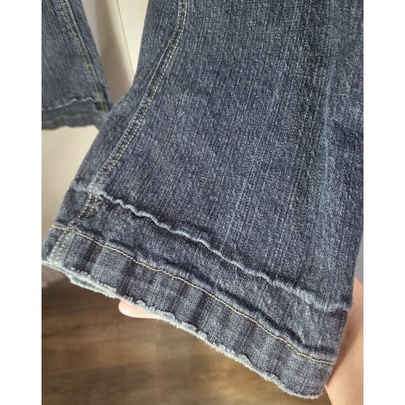 ZANA DI Jeans Juniors SZ 9 Embroidered Boho Hippie y2k vintage jeans Floral - Picture 8 of 15